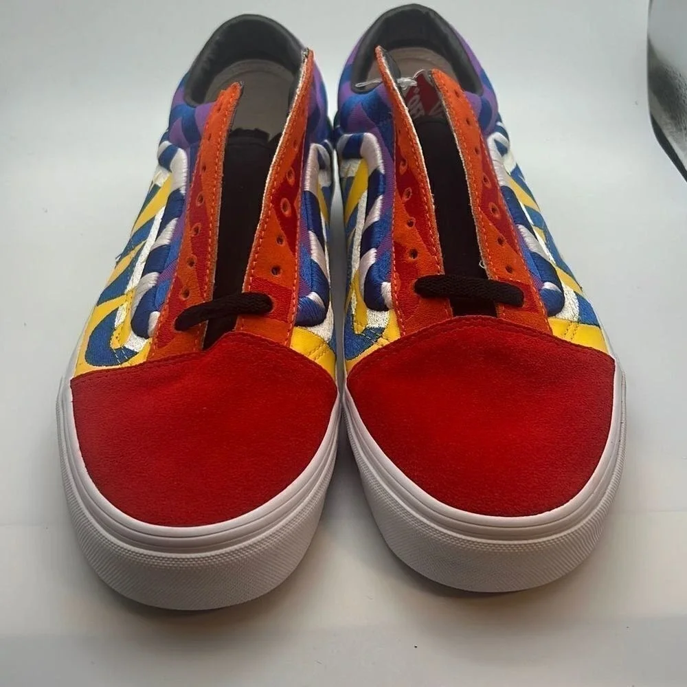 Vans Old Skool Multicolor Low‎ top sneaker shoes NEWMen 11.5